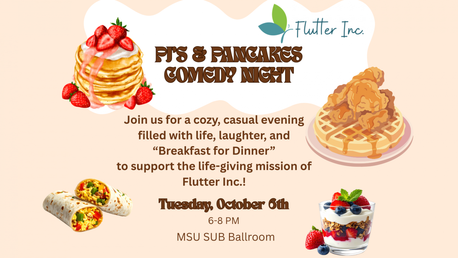 PJs and Pancakes Flyer